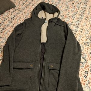 Columbia sweatshirt/Sherpa jacket